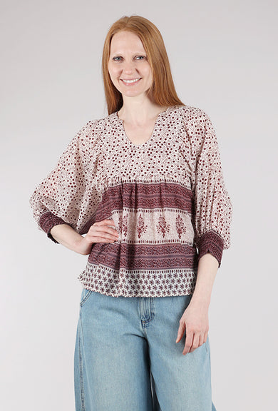 Dolma Anjou Top, Brown