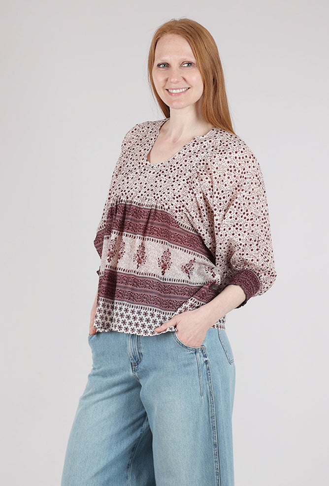Dolma Anjou Top, Brown