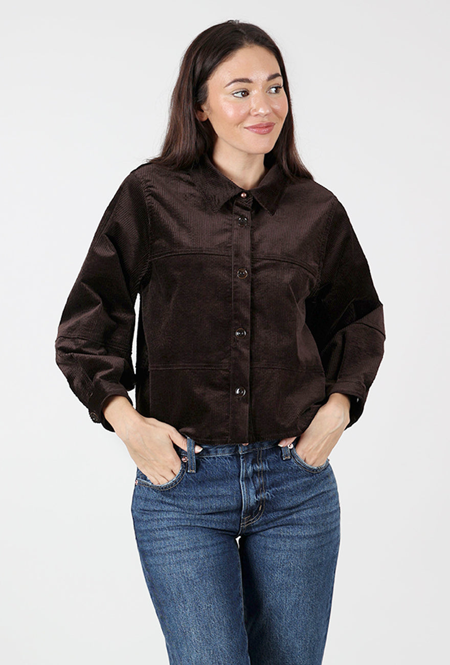 Leotown Over Shirt, Coffee