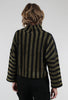 Luukaa Loop Back Swing Jacket, Black/Khaki 