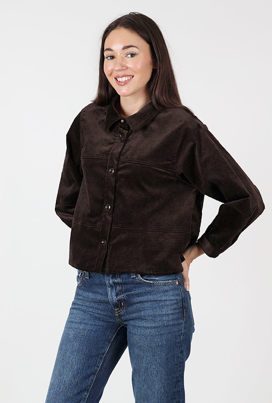 Leotown Over Shirt, Coffee