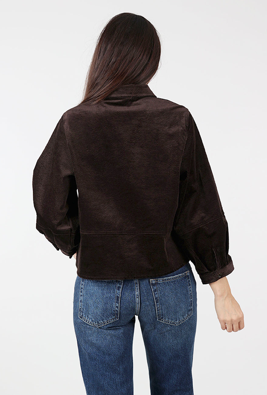 Leotown Over Shirt, Coffee