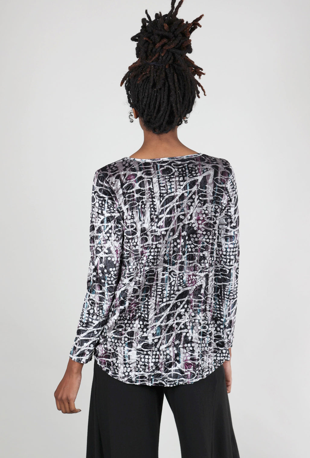 Kozan Demeter Top, Twilight Print 