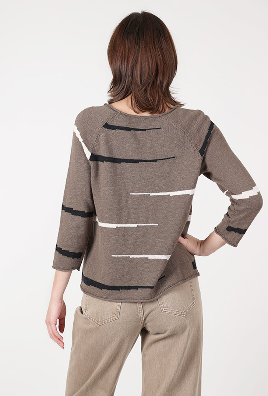 Habitat Autumn Cotton Raglan Pullover, Umber 