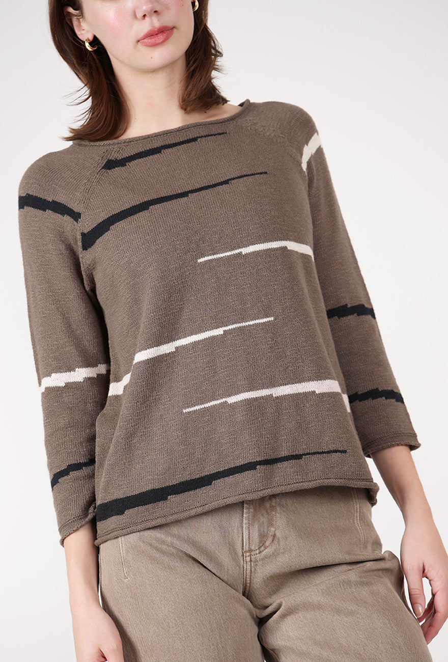 Habitat Autumn Cotton Raglan Pullover, Umber 