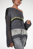 Umit Unal Citron Jolt Sweater, Gray 