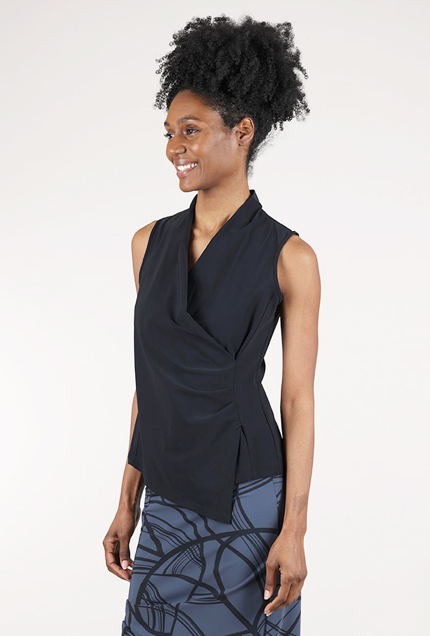 Porto Fiona Top, Black 