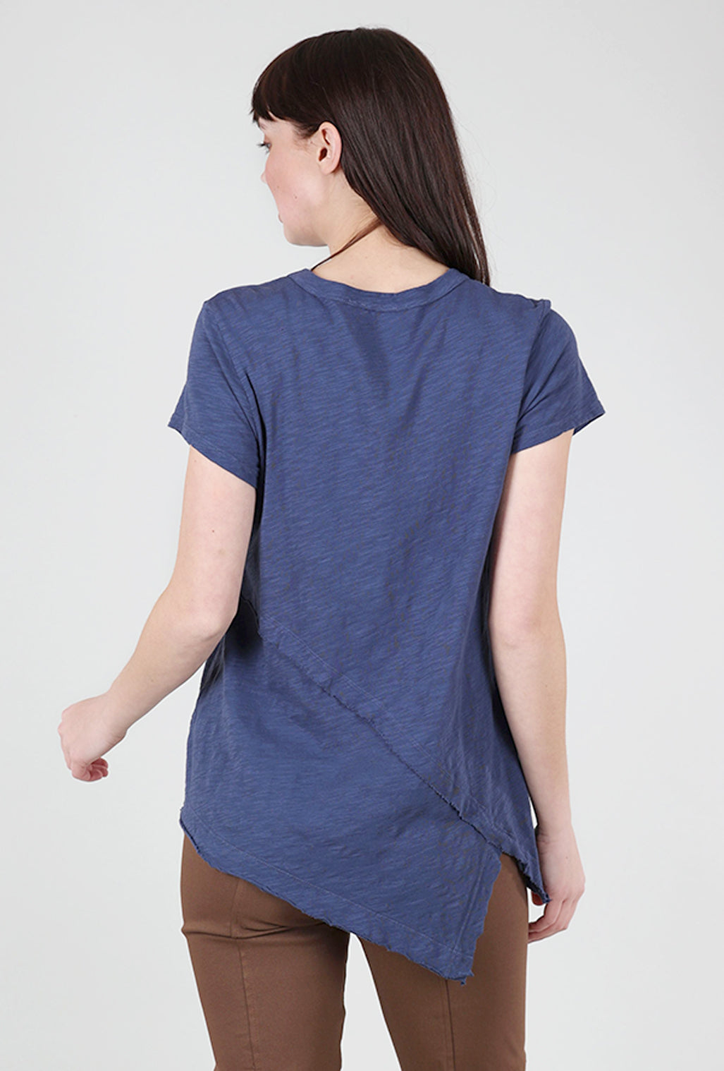 Wilt Easy X-Over Hem Tee, Twilight Blue 