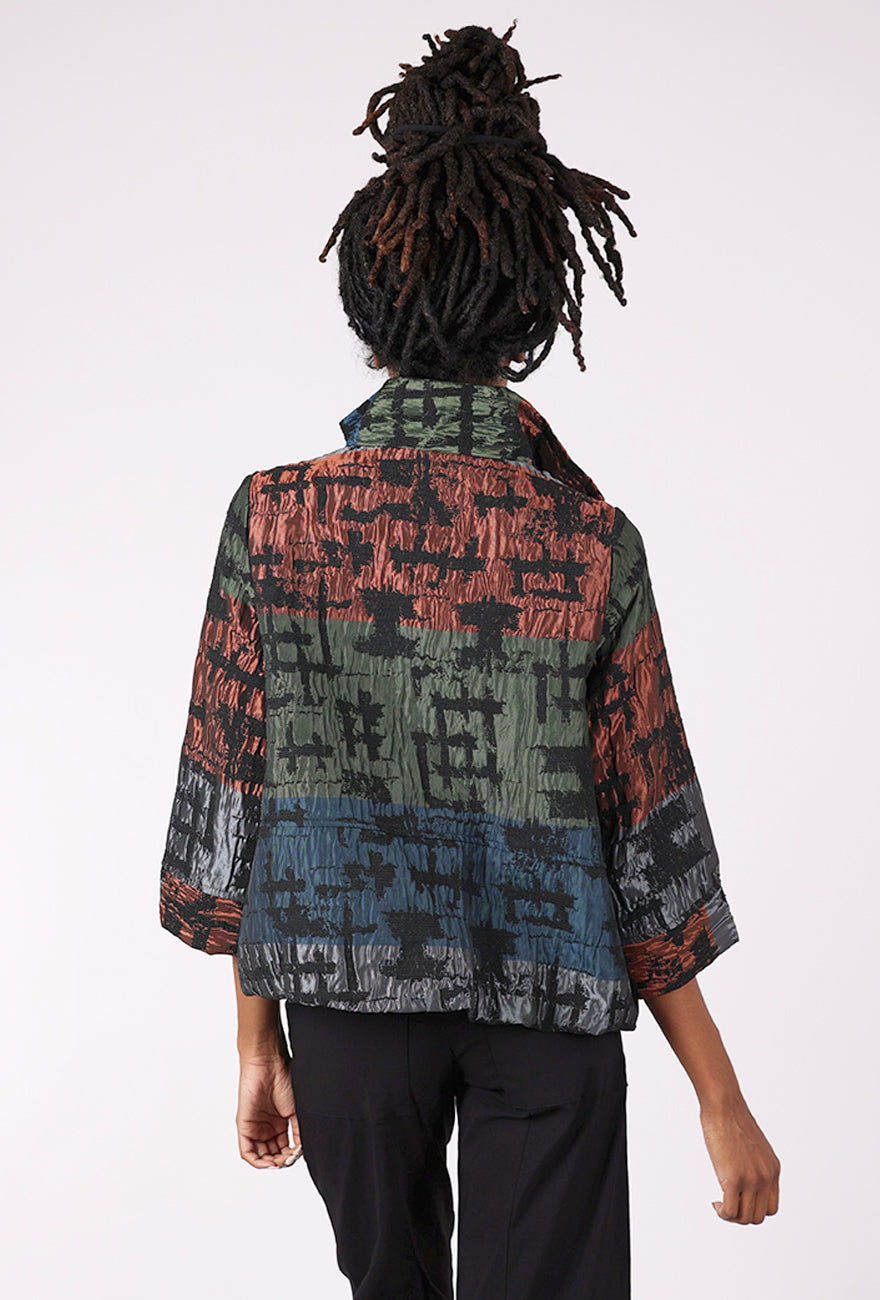 Moonlight Jewel Case Jacket, Multi Rust 