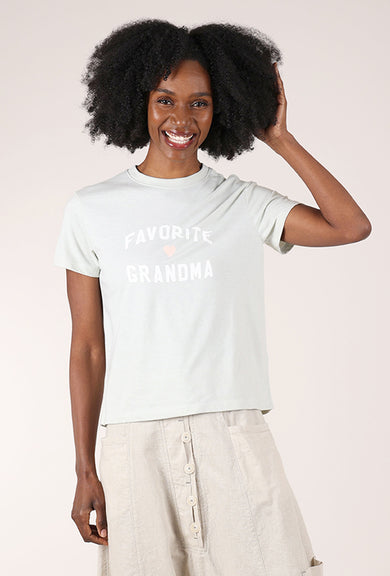 Favorite Daughter Favorite Grandma Tee, Light Sage 