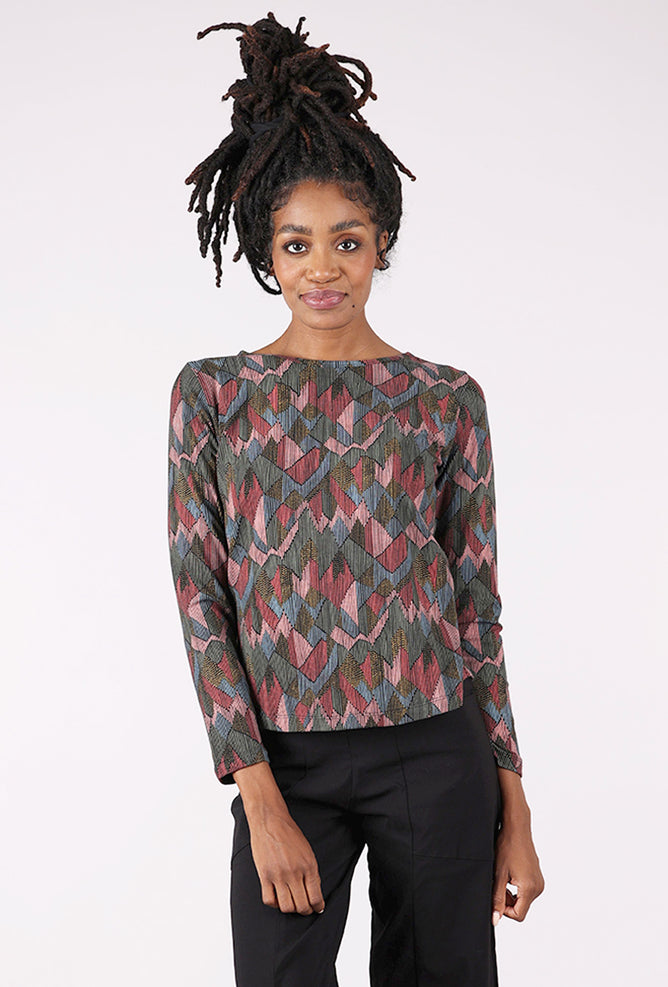 Mata Traders Camille L/S Tee, Geo Jewels 