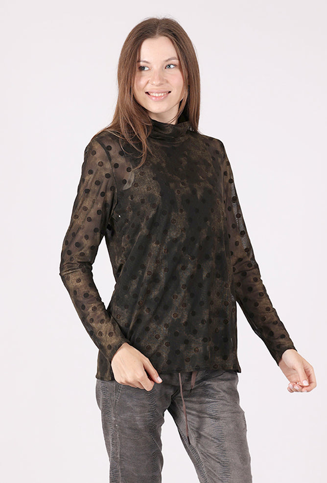 Alembika Burnout Tneck, Antique 