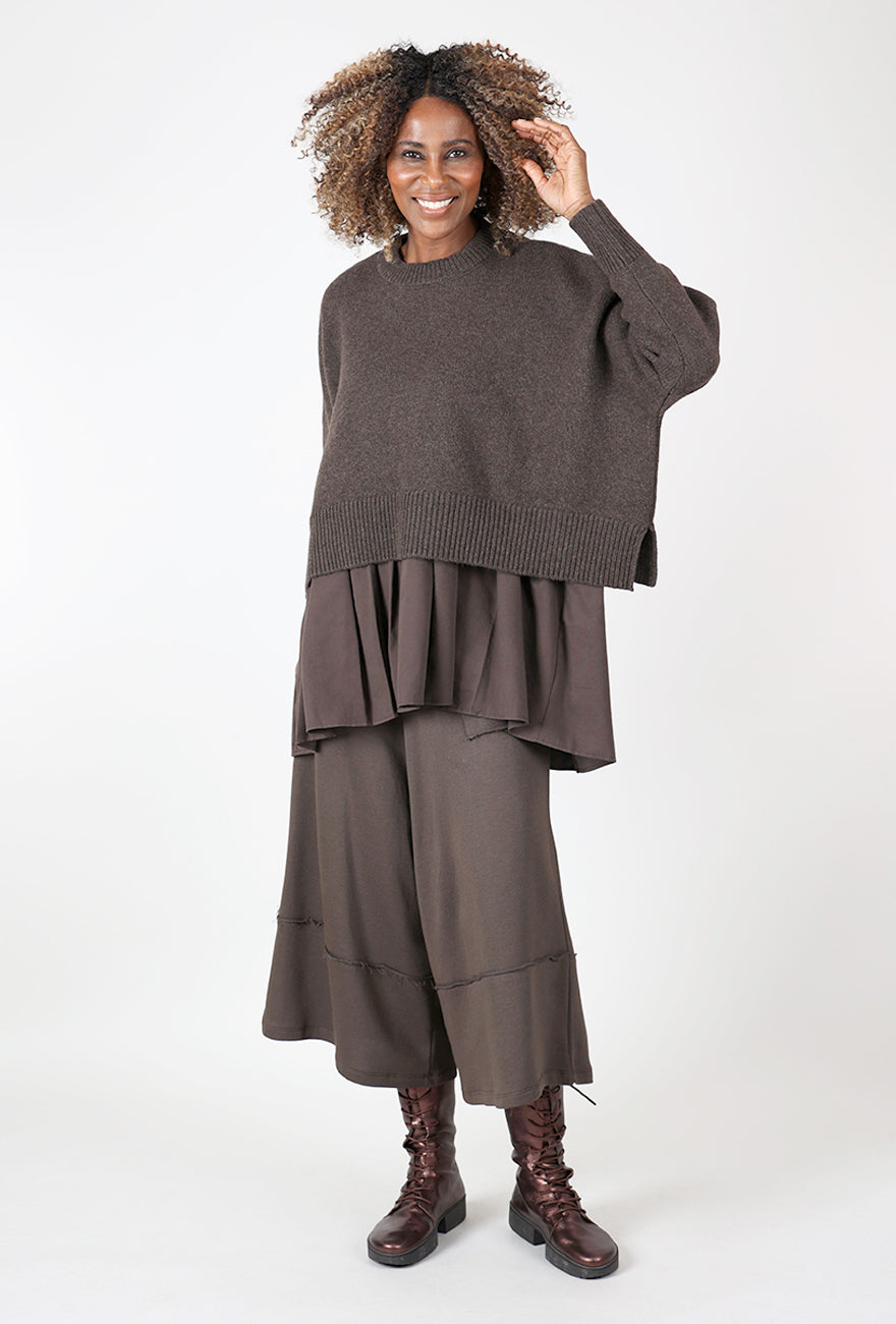 Ophelie Layered Sweater, Moro