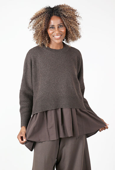 Sort Aarhus Ophelie Layered Sweater, Moro 
