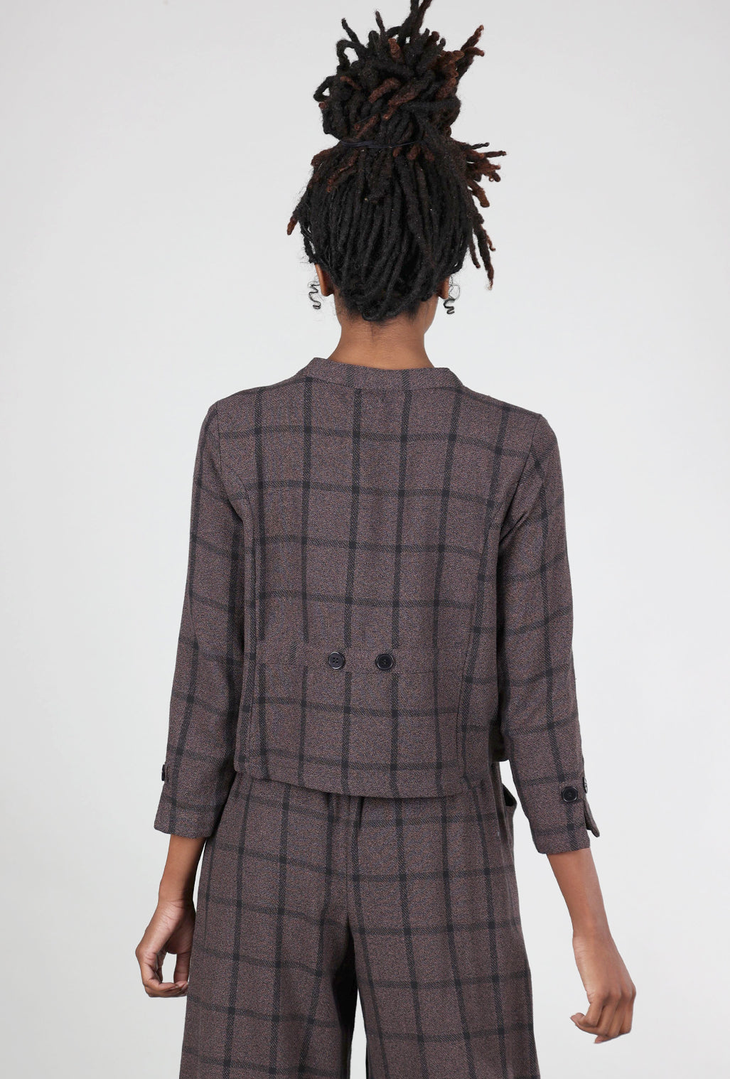 Tulip Garner Cropped Jacket, Liverpool Brown 