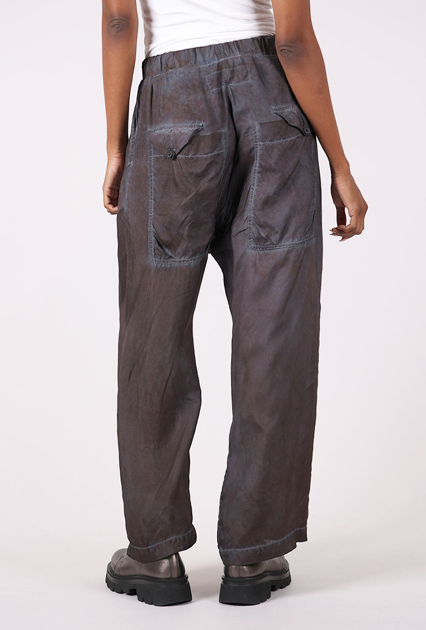 Rundholz Cupro Slouch Trouser, Flamingo Cloud 