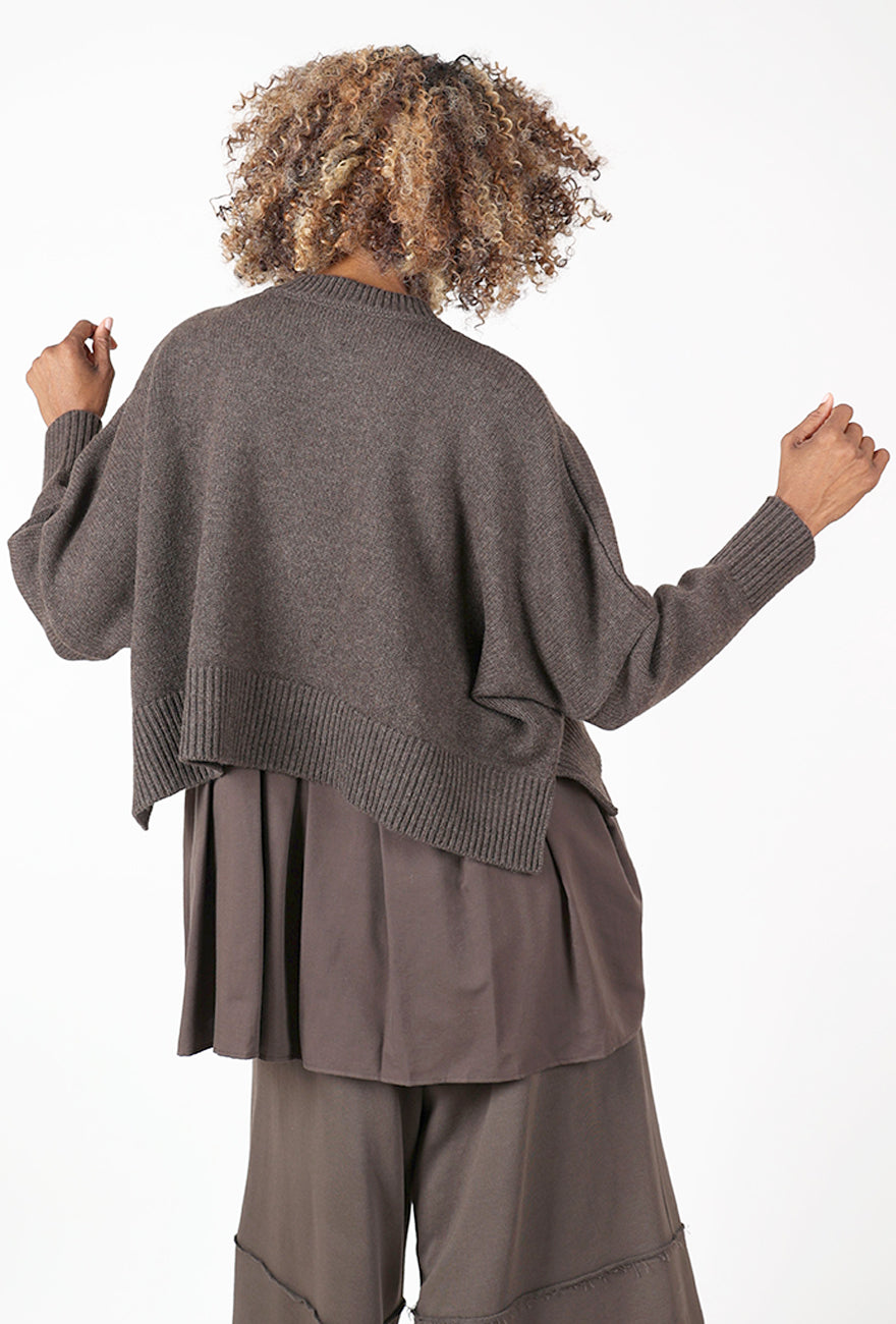 Ophelie Layered Sweater, Moro