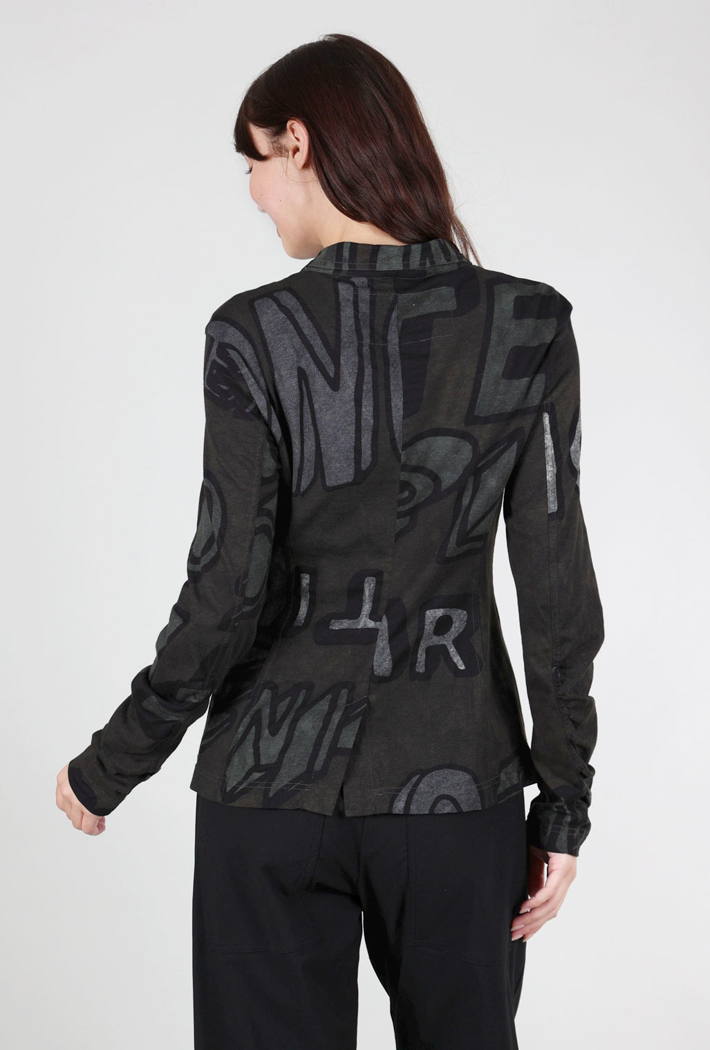 Rundholz Zip Pocket Jersey Jacket, Jungle Print 