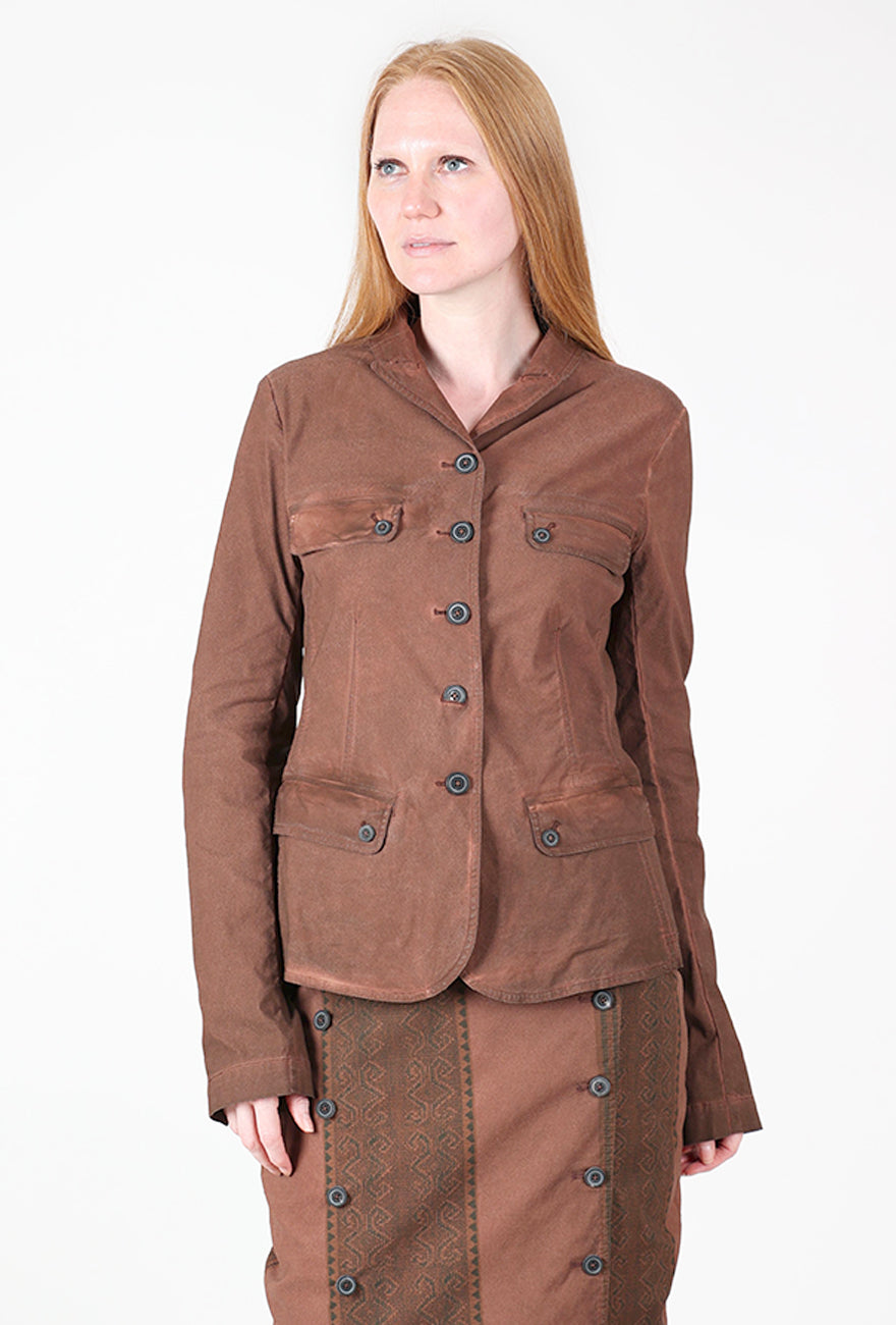 Overdye Camp Jacket, Henna Cloud