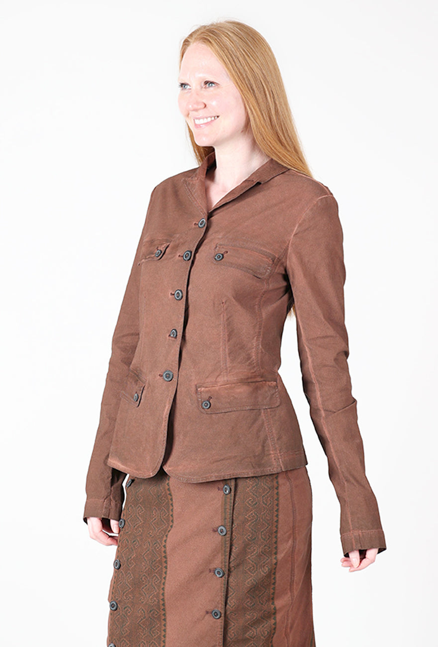 Overdye Camp Jacket, Henna Cloud Angle 2