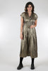Grade & Gather Metallic Shine Midi Dress, Gold 