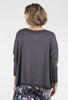 Planet Off the Shoulder Tee, Obsidian 