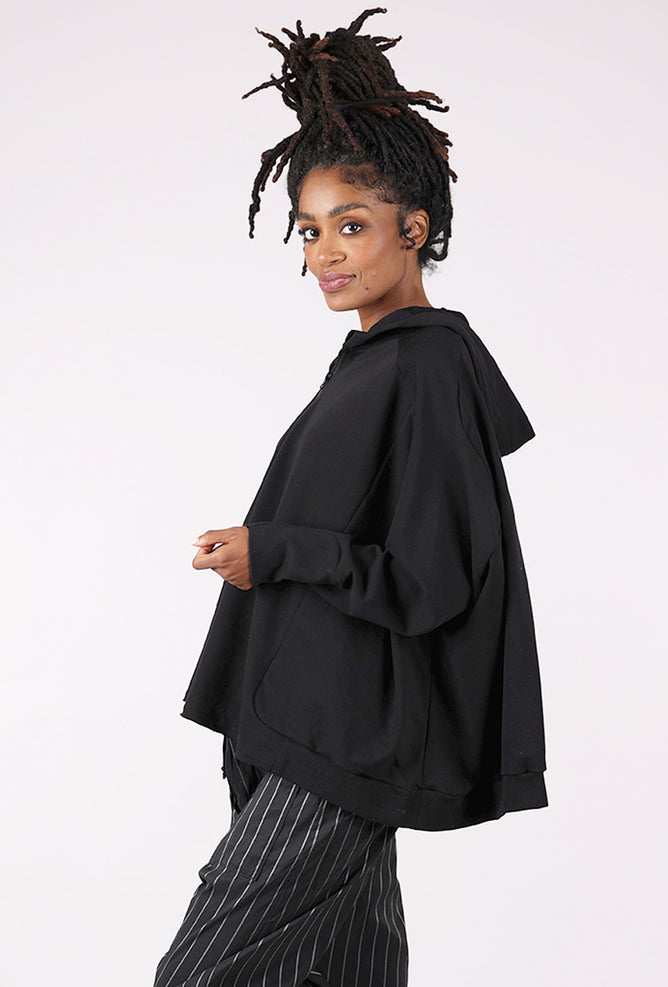 Wide Short Jacket II, Black