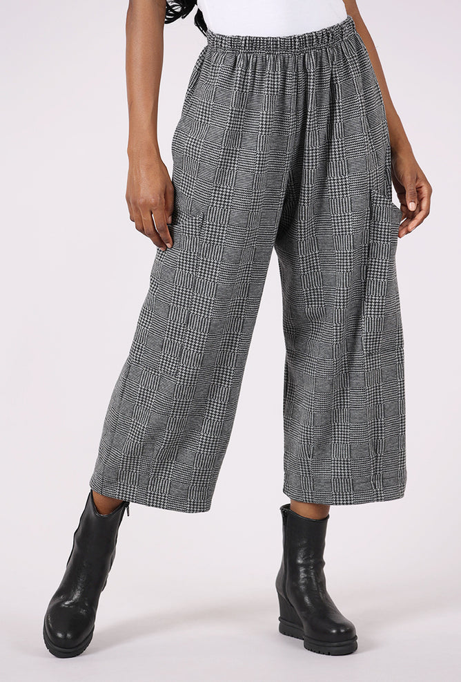 Pasha Pant, Gray Plaid