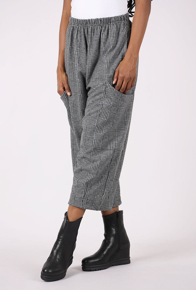 Pasha Pant, Gray Plaid