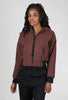 Studio B3 Helma Flannel Padded Jacket, Dark Terracotta 