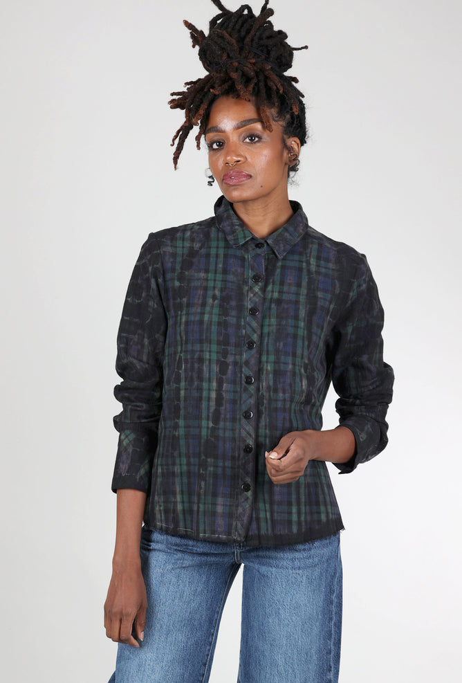 Tulip Zhuri Flannel Shirt, Kinross Navy 