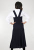 Knit Knit Merino Suspender Dress, Navy Blue 