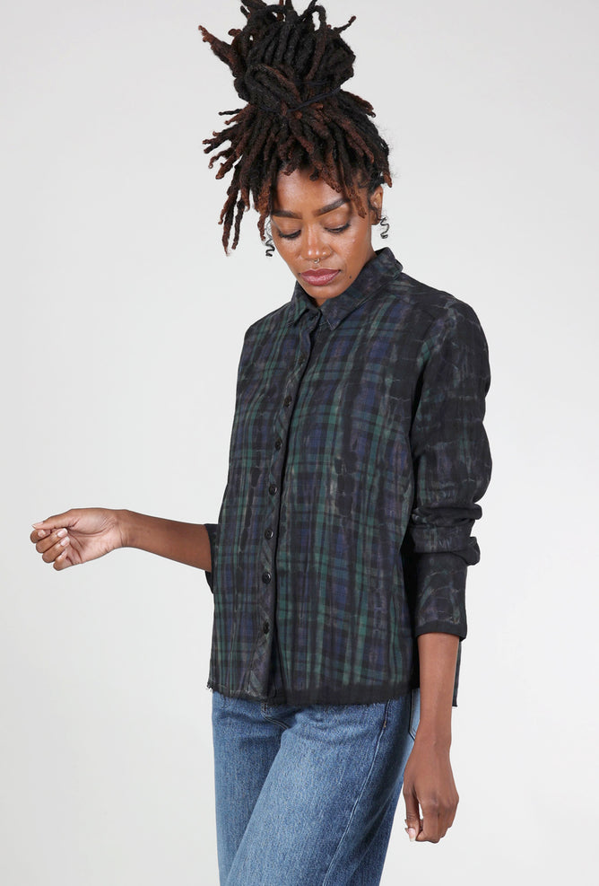 Tulip Zhuri Flannel Shirt, Kinross Navy 