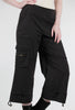 XCVI Numa Cargo Crop, Black 