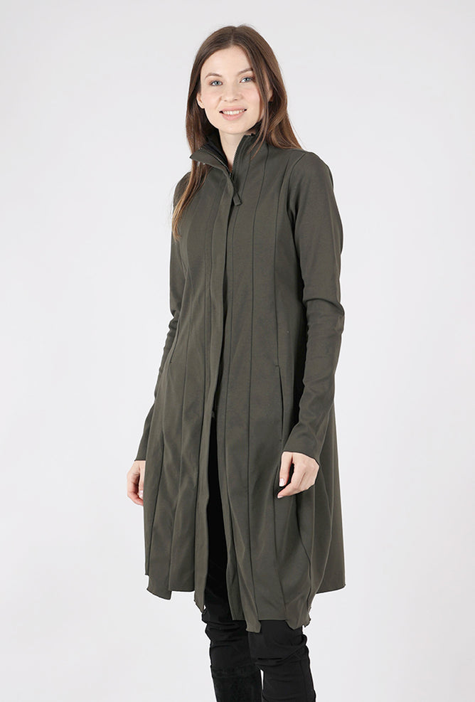 Rundholz Multi Seam Long Jacket, Jungle 