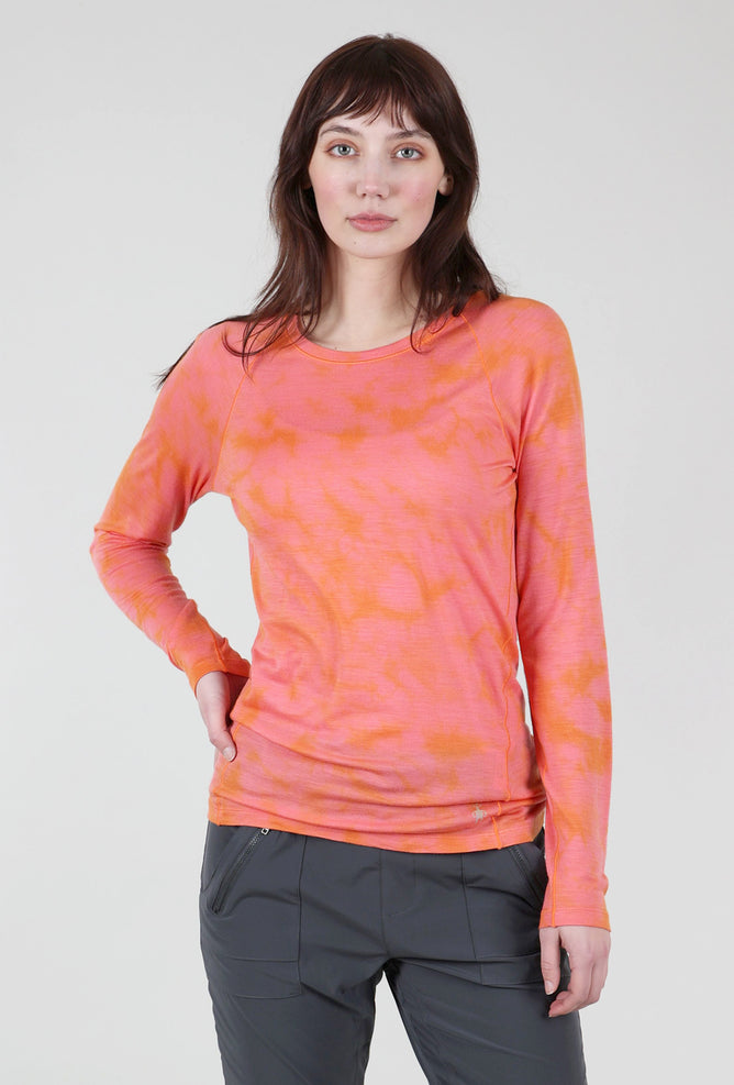 Smartwool Classic All Season Merino Base Layer, Guava Orange Wash 