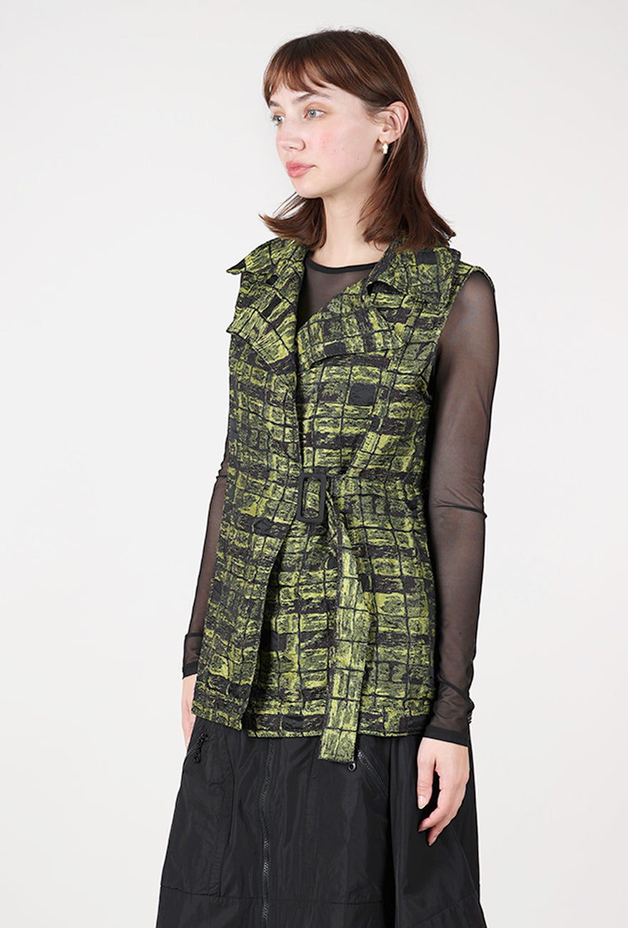Aline Vest, Tarragon Angle 2