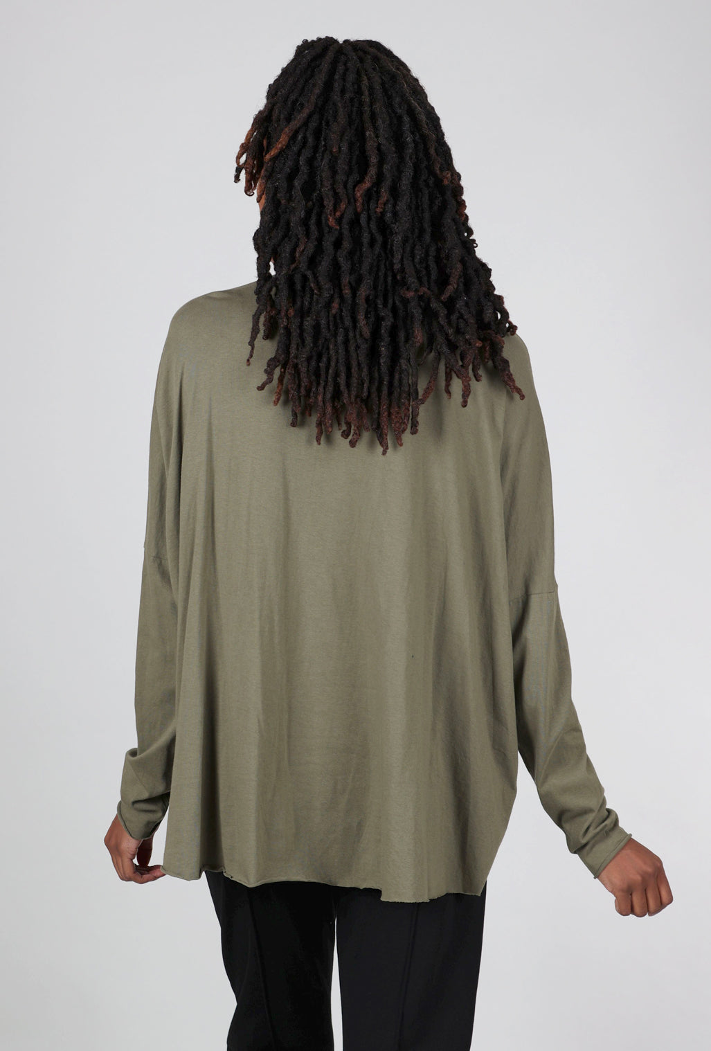 Studio B3 Birka Oversized Tee, Olive 