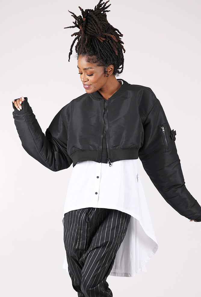Pluslavie The Short Bomber, Black 