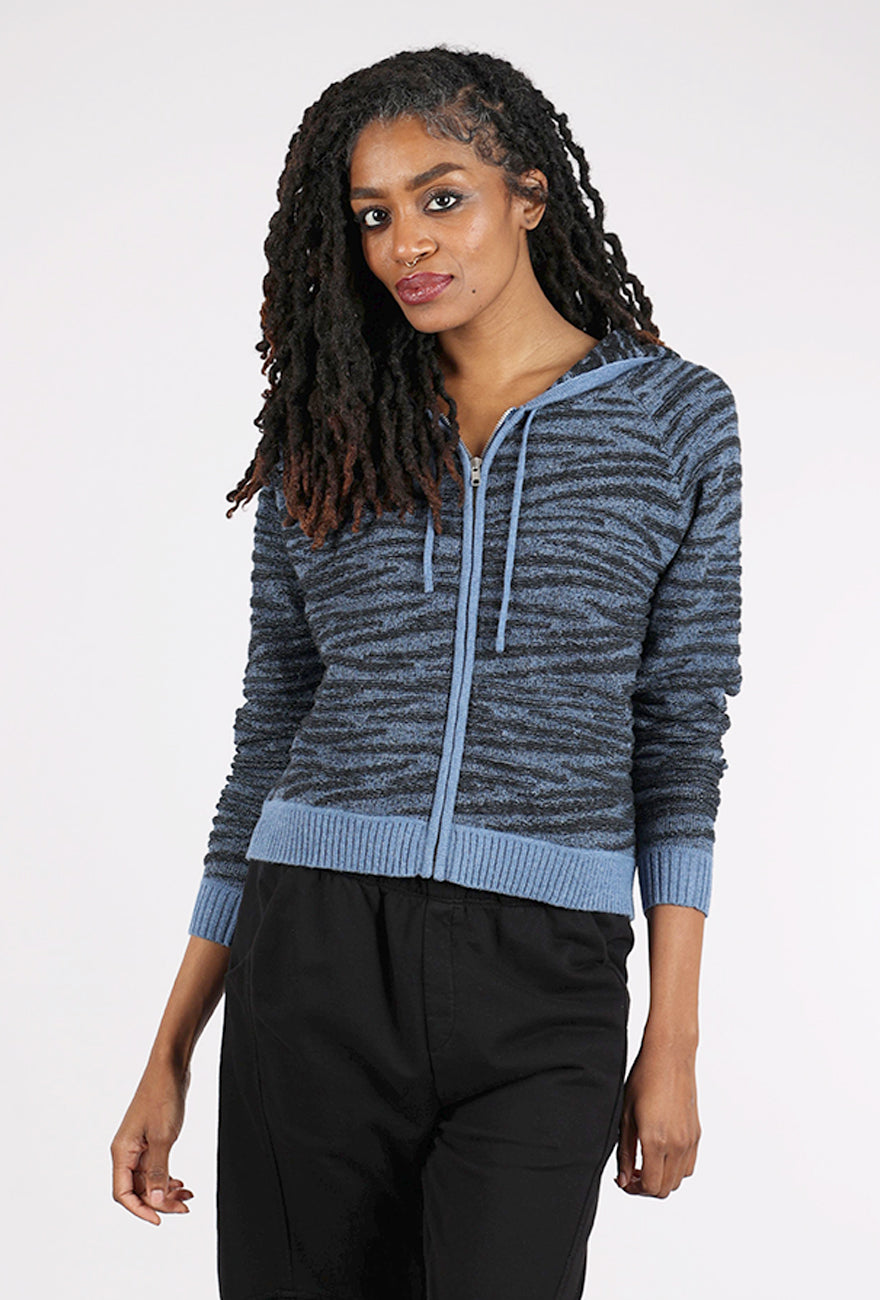 Kerisma Drago Zip Sweater, Denim 