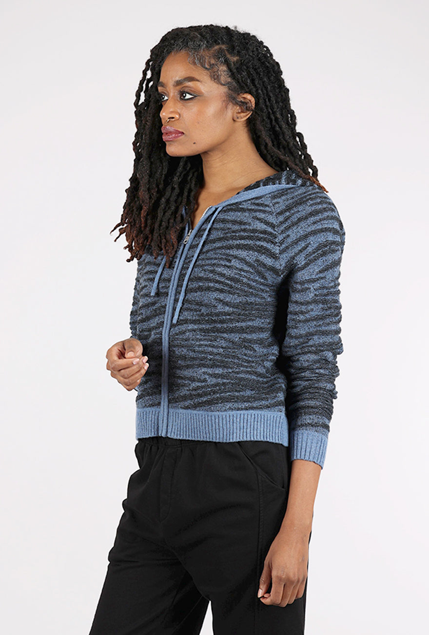 Kerisma Drago Zip Sweater, Denim 