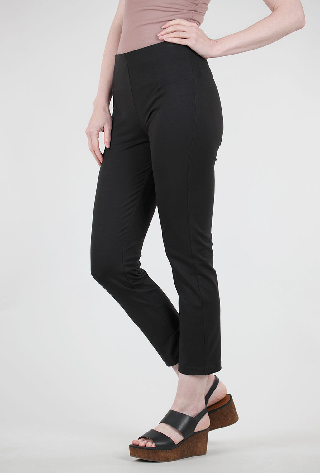 Equestrian Zani Ponte Tech Pant, Steel 