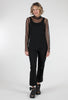 Luukaa Mesh Dotty Tneck, Black/Black 
