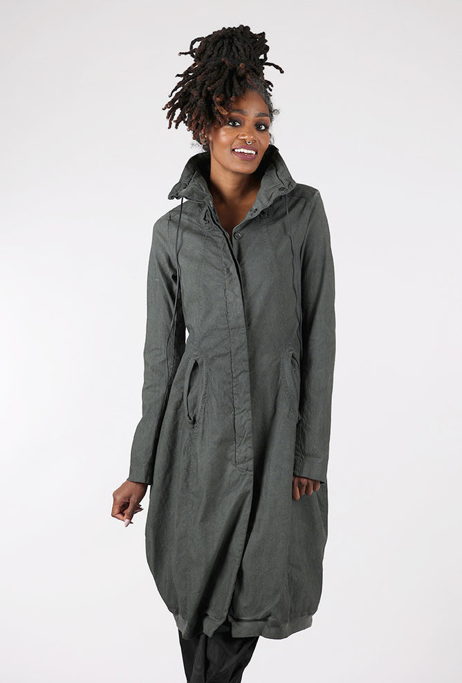 Rundholz Matrix Texture Twill Jacket, Coal Cloud 