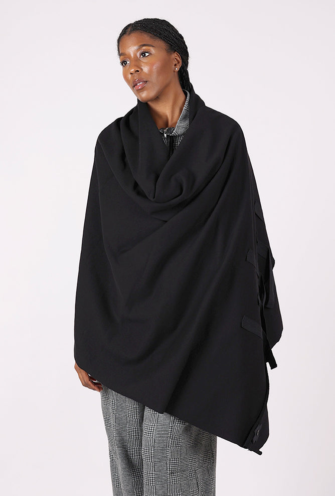 Pluslavie Sweat Scarf, Black 