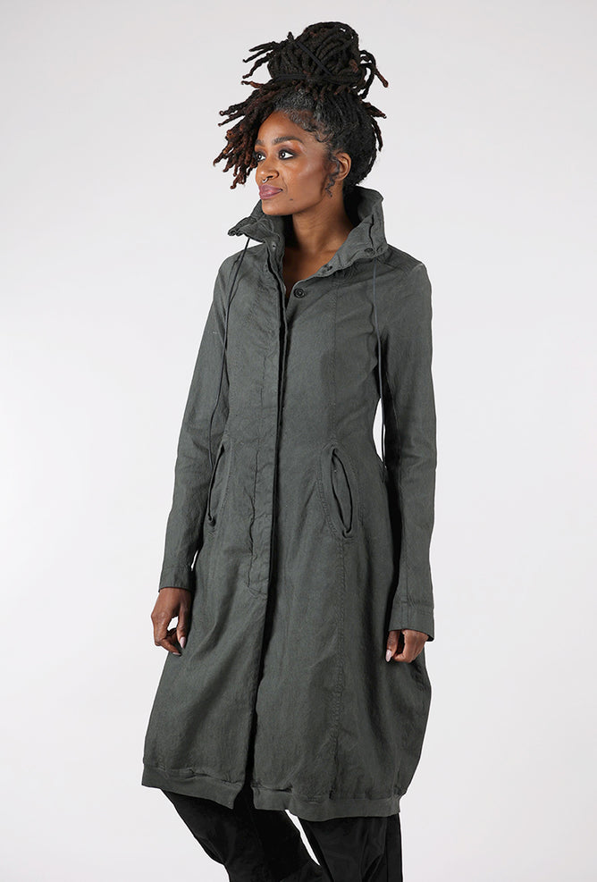 Rundholz Matrix Texture Twill Jacket, Coal Cloud 