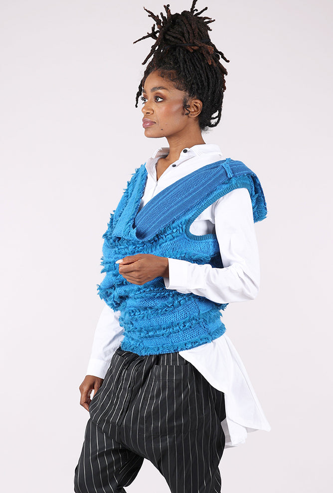 Moyuru Grover Vest, Blue 