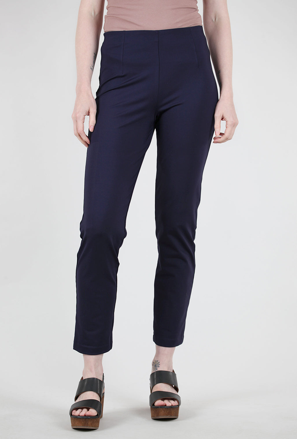 Equestrian Zani Ponte Tech Pant, Navy 