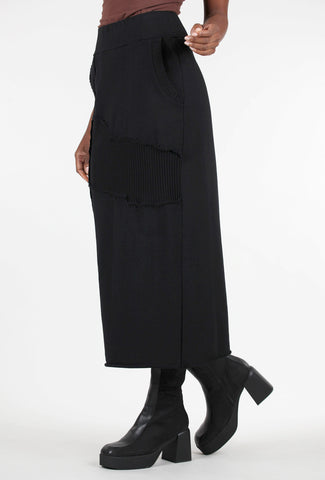 Studio B3 Lovery Patch Skirt, Black 