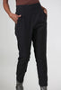 Rundholz Cotton-Wool Stripe Straight Trouser, Black 